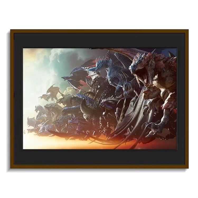 《Monster Hunter》系列20週年紀念掛畫 2024年3月12日發售預定！
