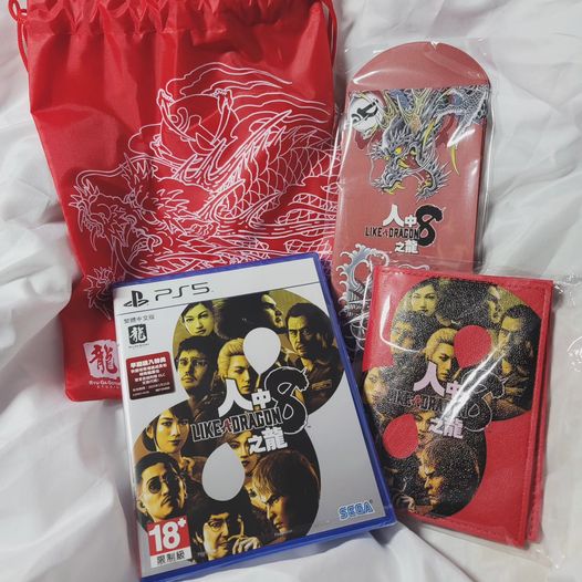 《人中之龍8》實體版+港台版新年限定福袋搶先開箱！