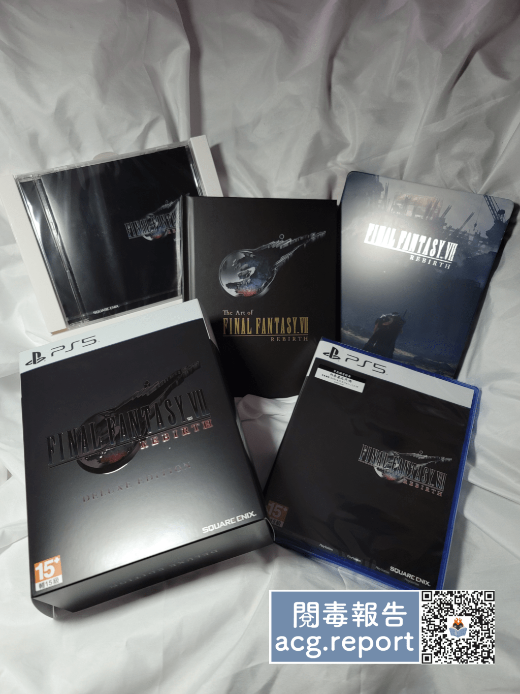 PS5 《Final Fantasy VII Rebirth》Deluxe Edition –&nbsp;開箱報告