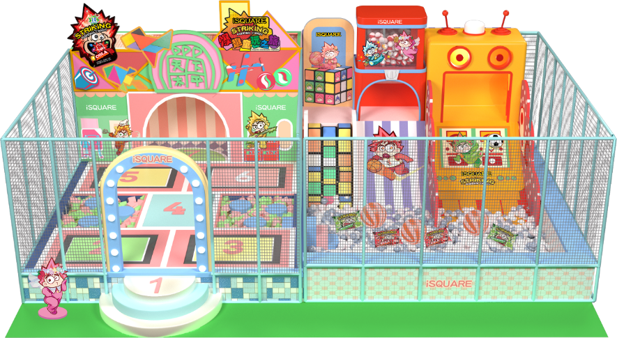 iSQUARE國際廣場聯乘經典爆炸糖零食品牌Striking至爆呈獻：「爆」趣童玩之旅Striking專屬角色Strikids(爆炸仔)破天荒首度走入商場  勁玩3大「爆」趣好玩打卡區域